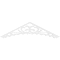 Ekena Millwork Pitch Genova Architectural Grade PVC Gable Pediment, 36"W x 9"H x 1"P (6/12) GPP036X009X100GEN - alternate 3